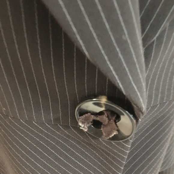 Tahari A.S.L., Black pinstripe, Blazer - Picture 6 of 9
